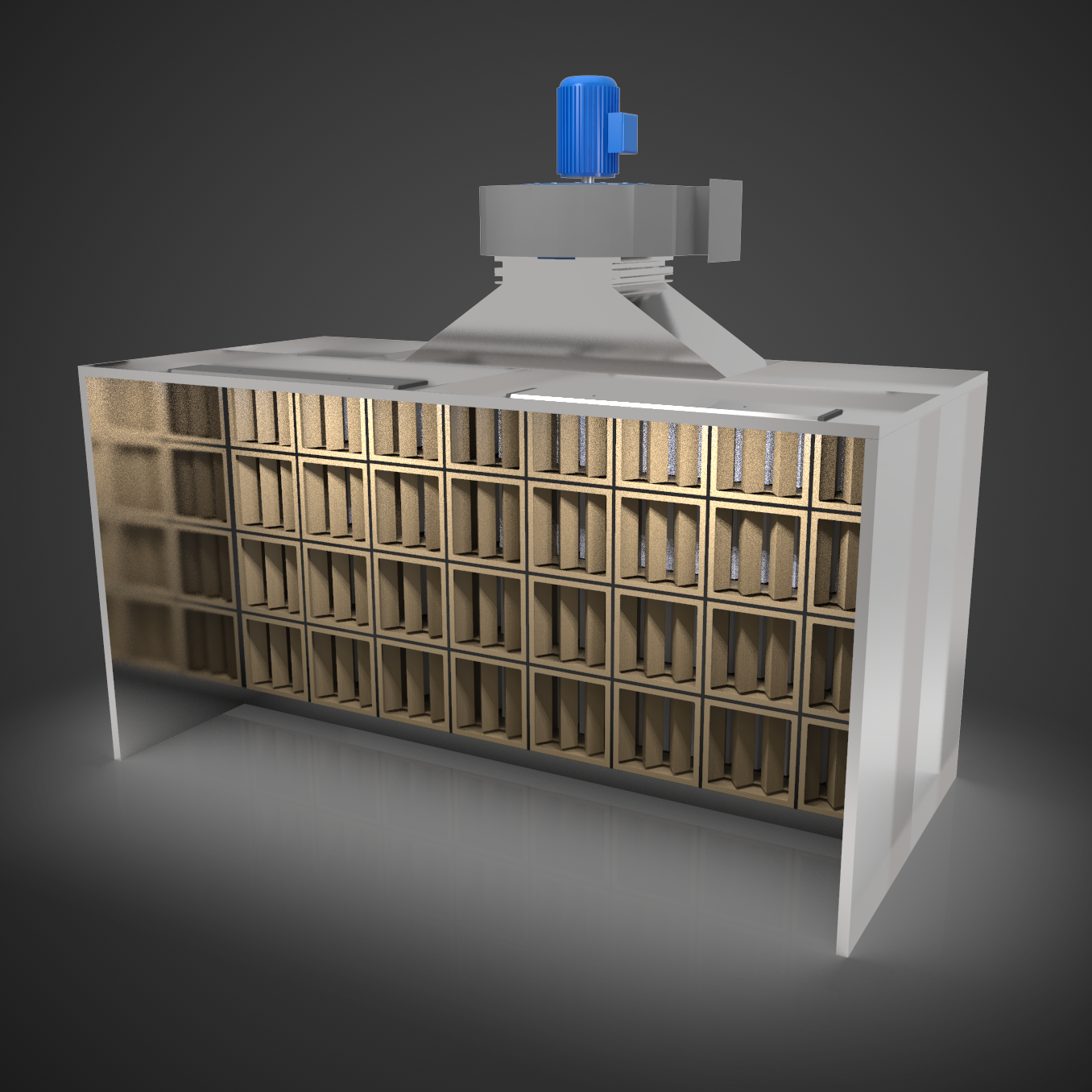 Spray Booth High Volume Dry Filter System