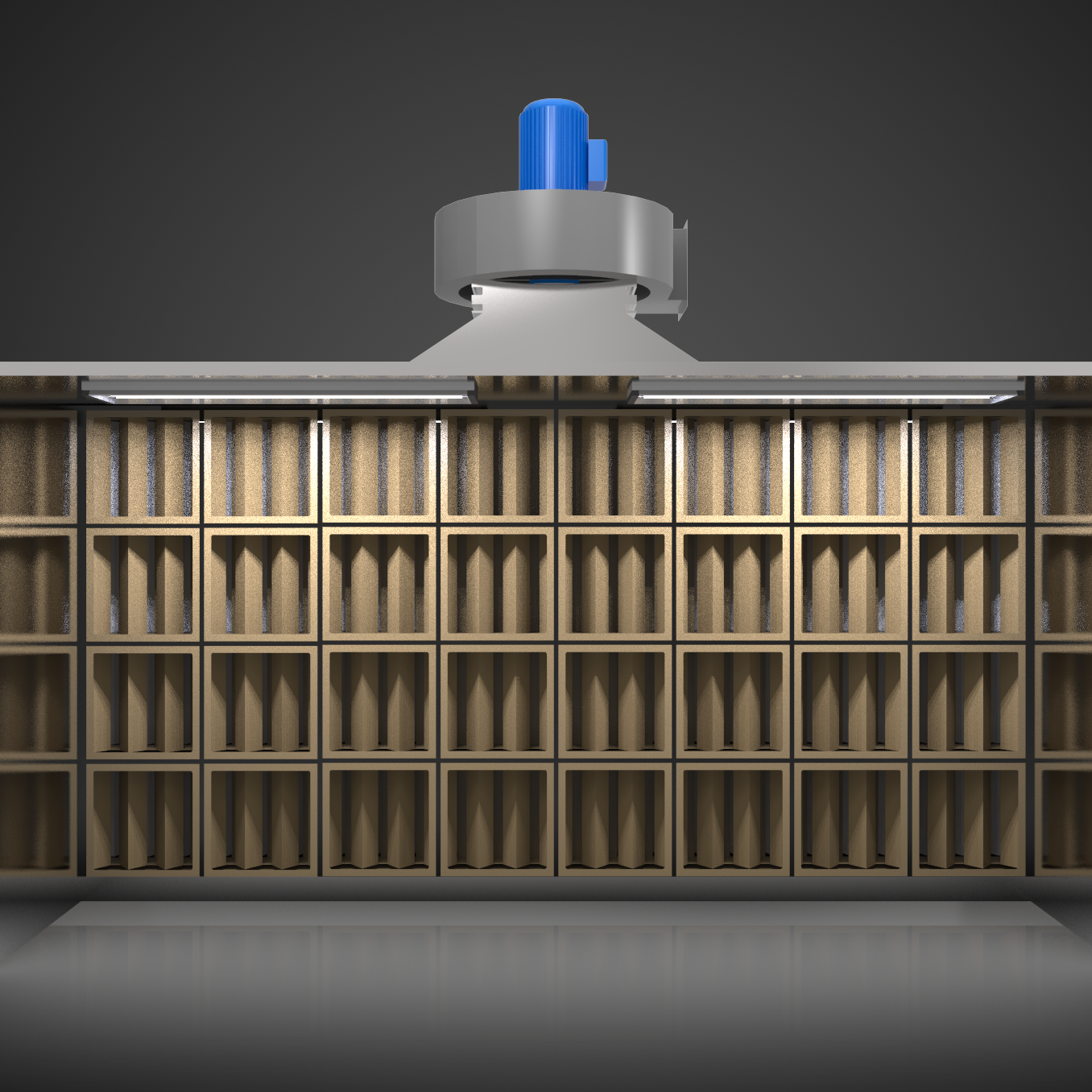 Spray Booth High Volume Dry Filter System f
