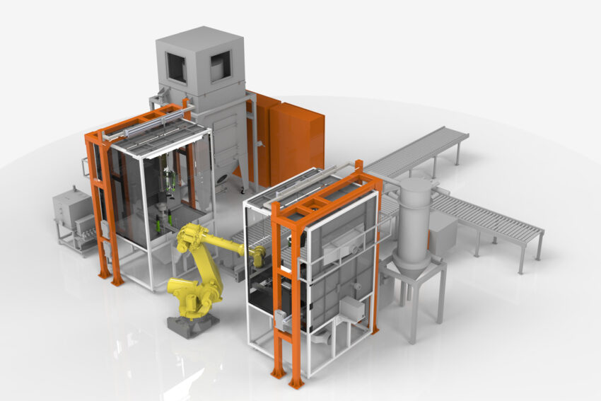 powder coating line