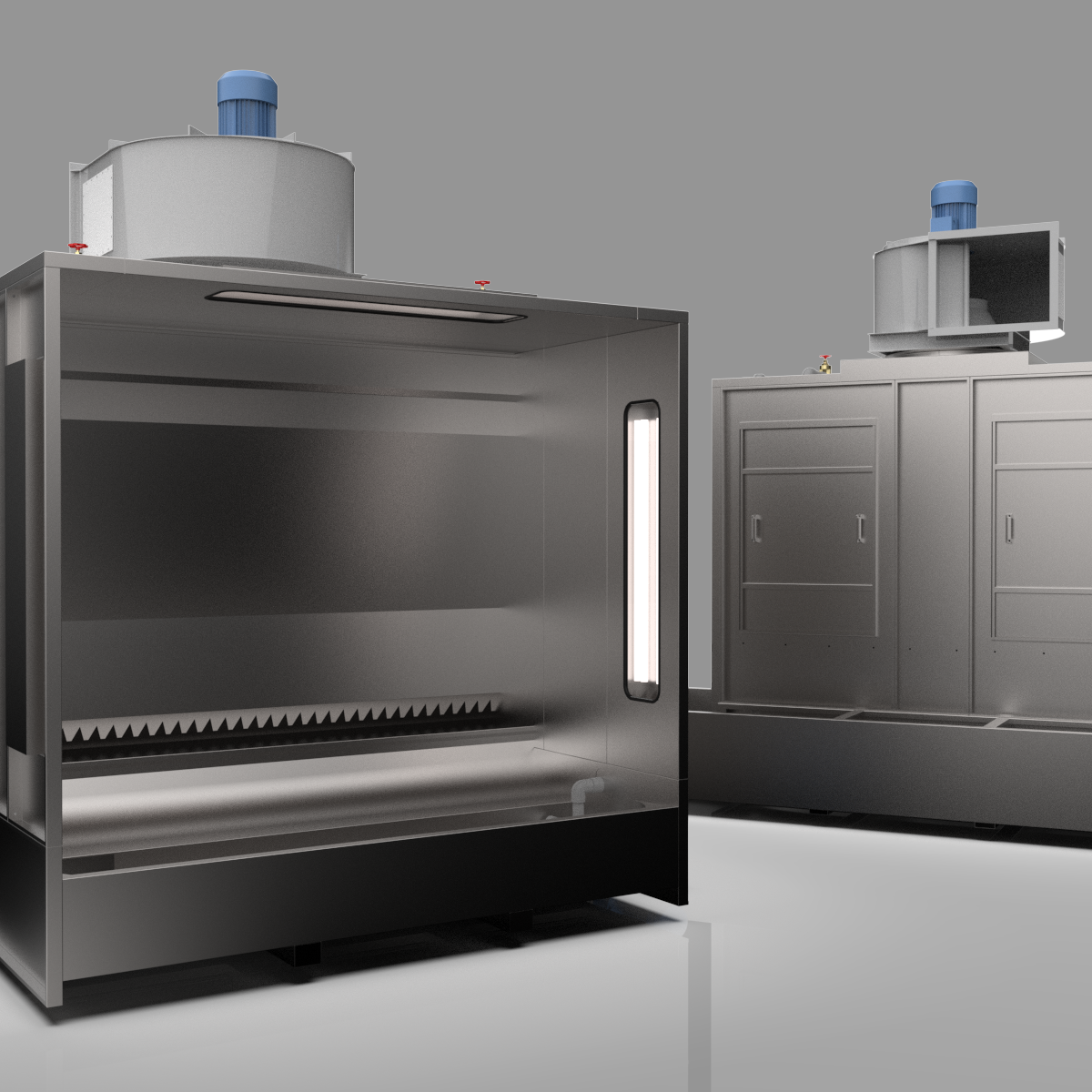 Spray Booth High Efficiency Venturi System