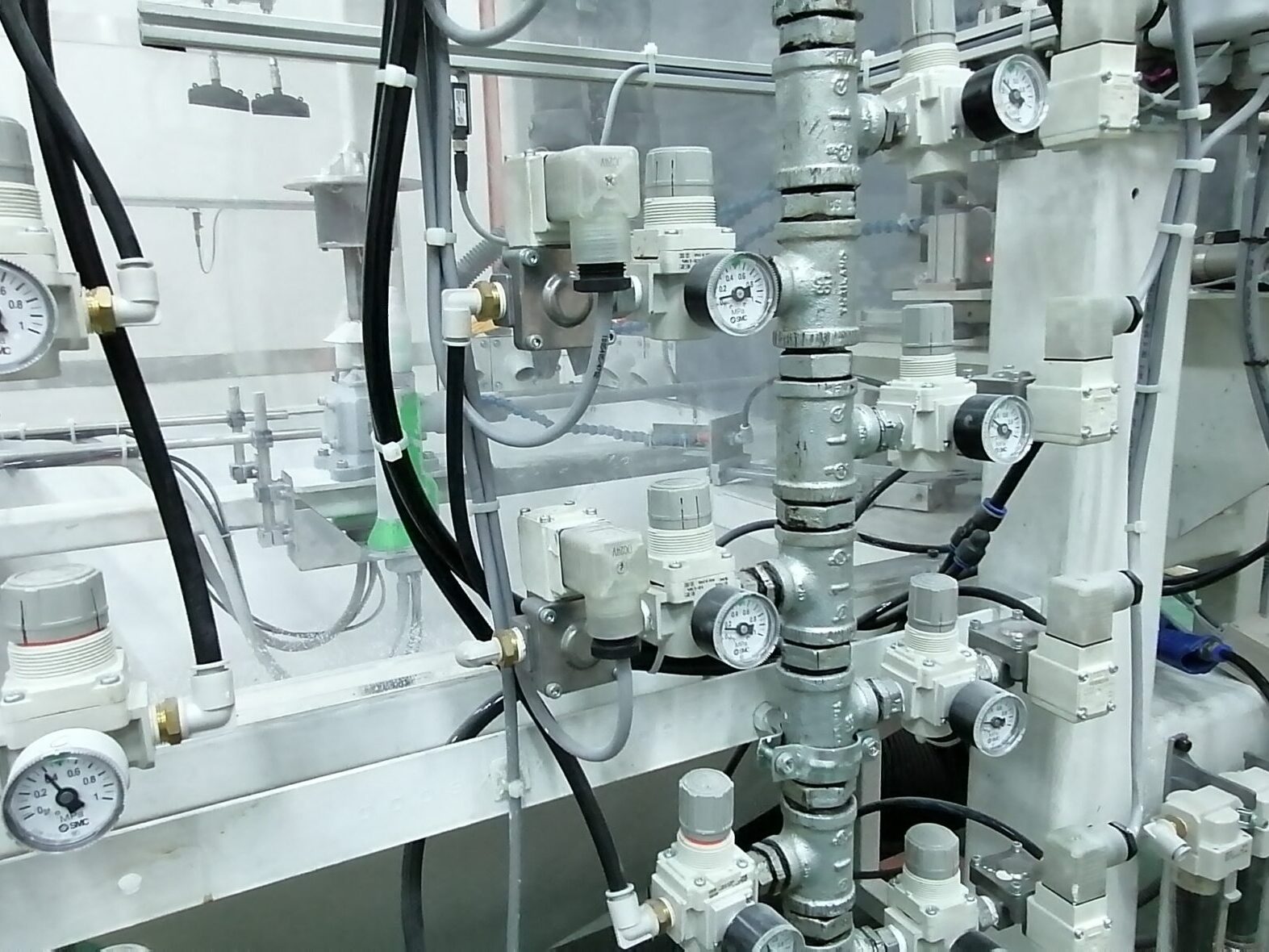 Powder thickness controlled