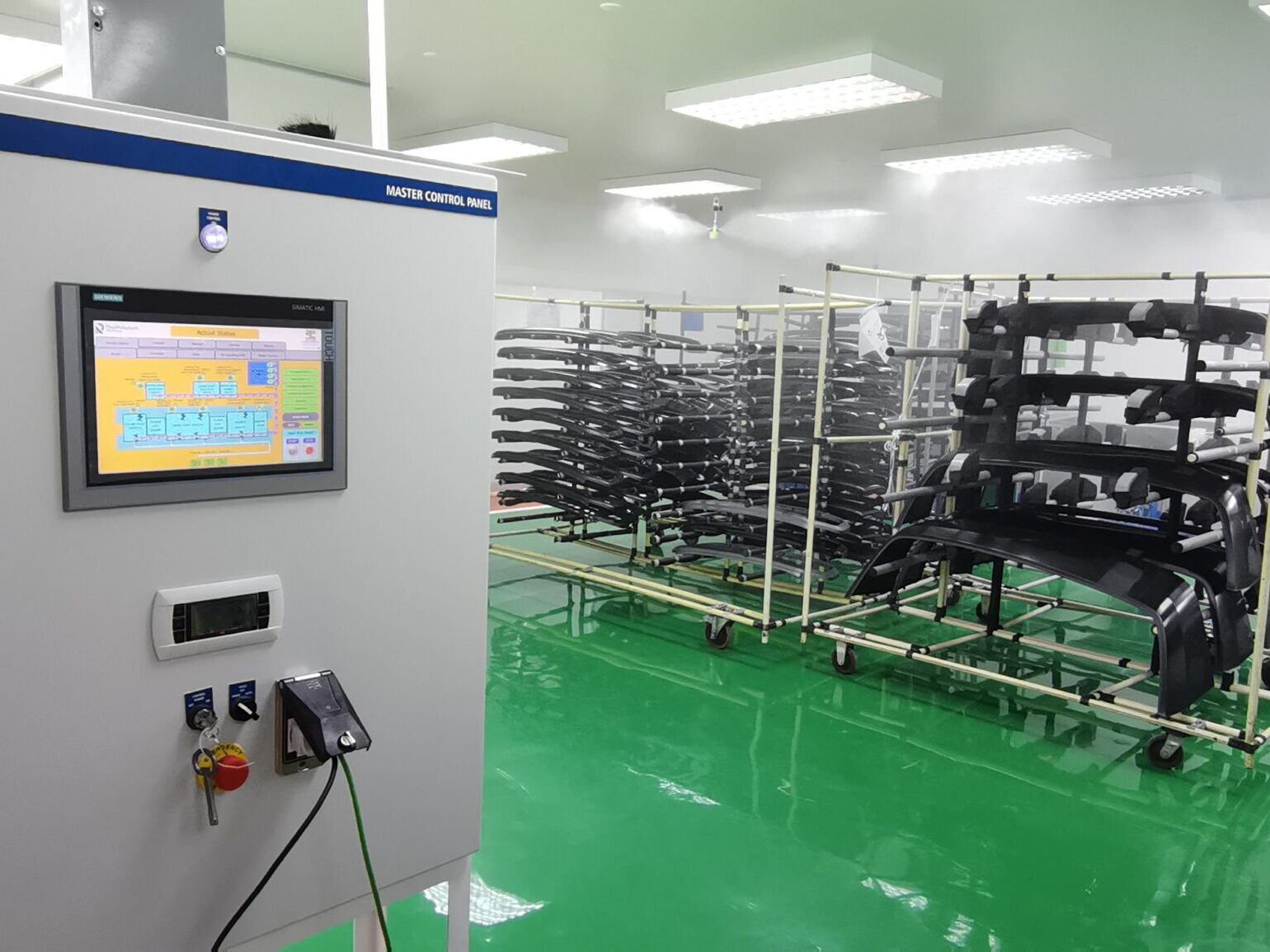 turnkey paint line store room
