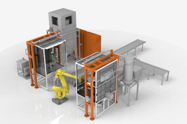 powder coating line